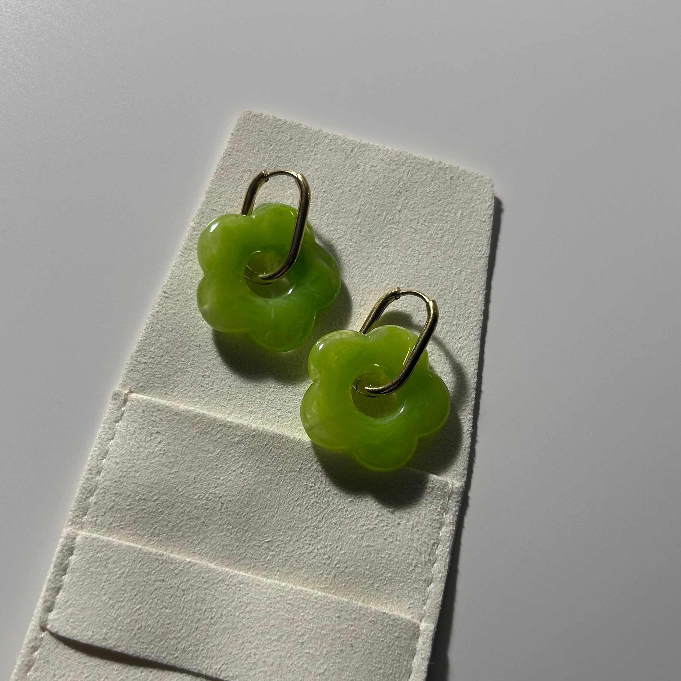 Boucle d'oreilles Créoles Fleur